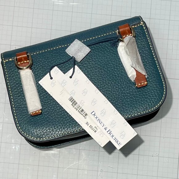 Dooney & Bourke Teal Convertible Belt Bag Crossbody w/Strap NWT and Reg Card - Picture 4 of 8
